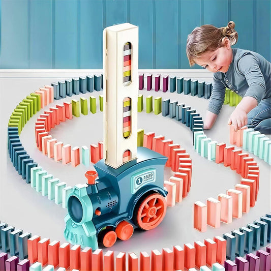 Train Toy Domino Set for Kids BPA-Free Plastic with Sound Effects