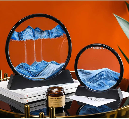 Relaxing Kinetic Sandscape Art Table Desk